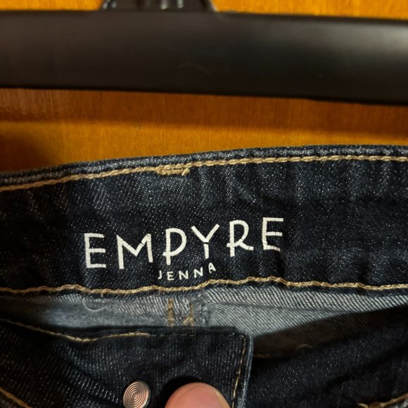 Empyre Jenna Distressed Blue Denim Shorts Size 3 - Picture 7 of 11